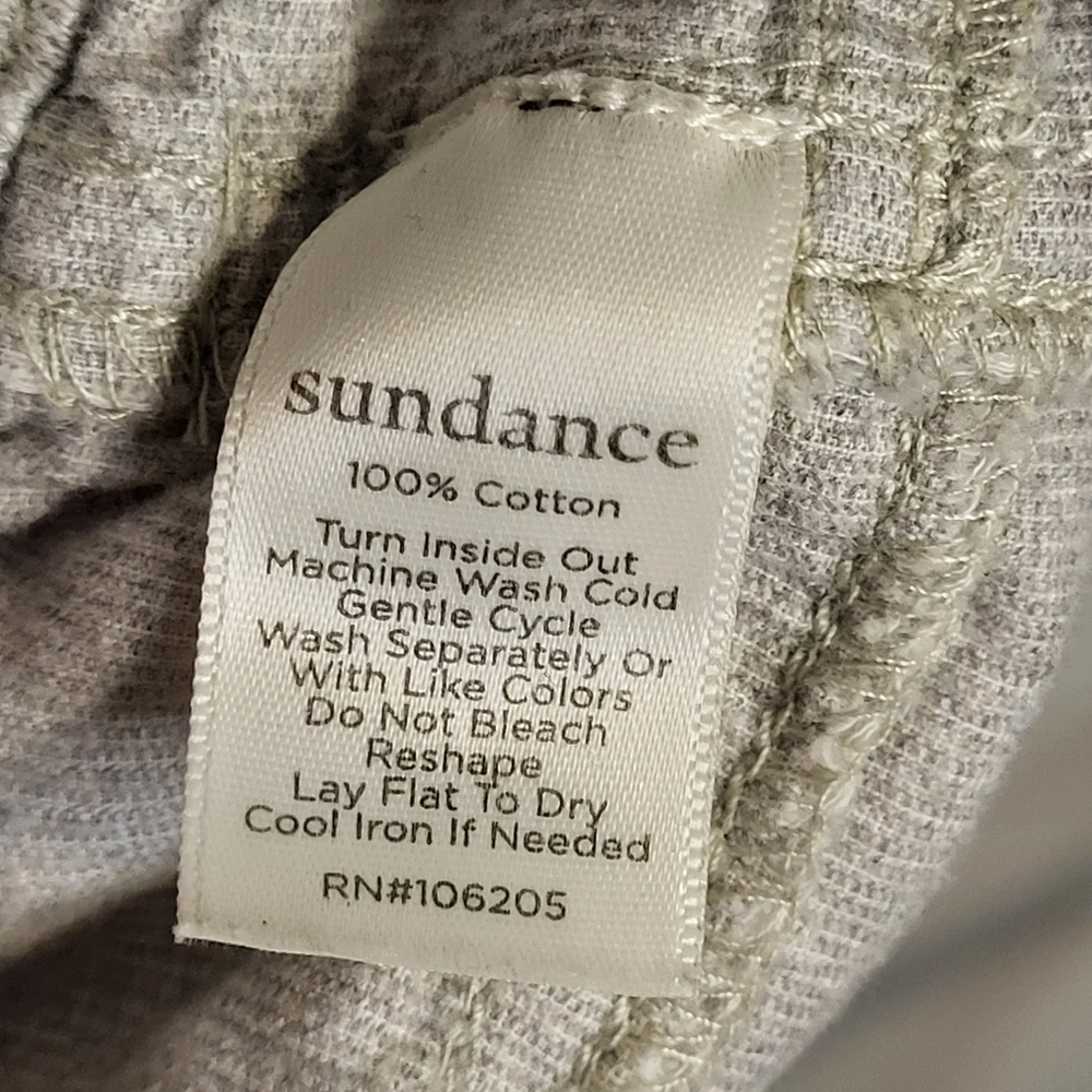 Sundance Gray Pinwale Corduroy Cargo Joggers Size M Cuffed Cozy Utility